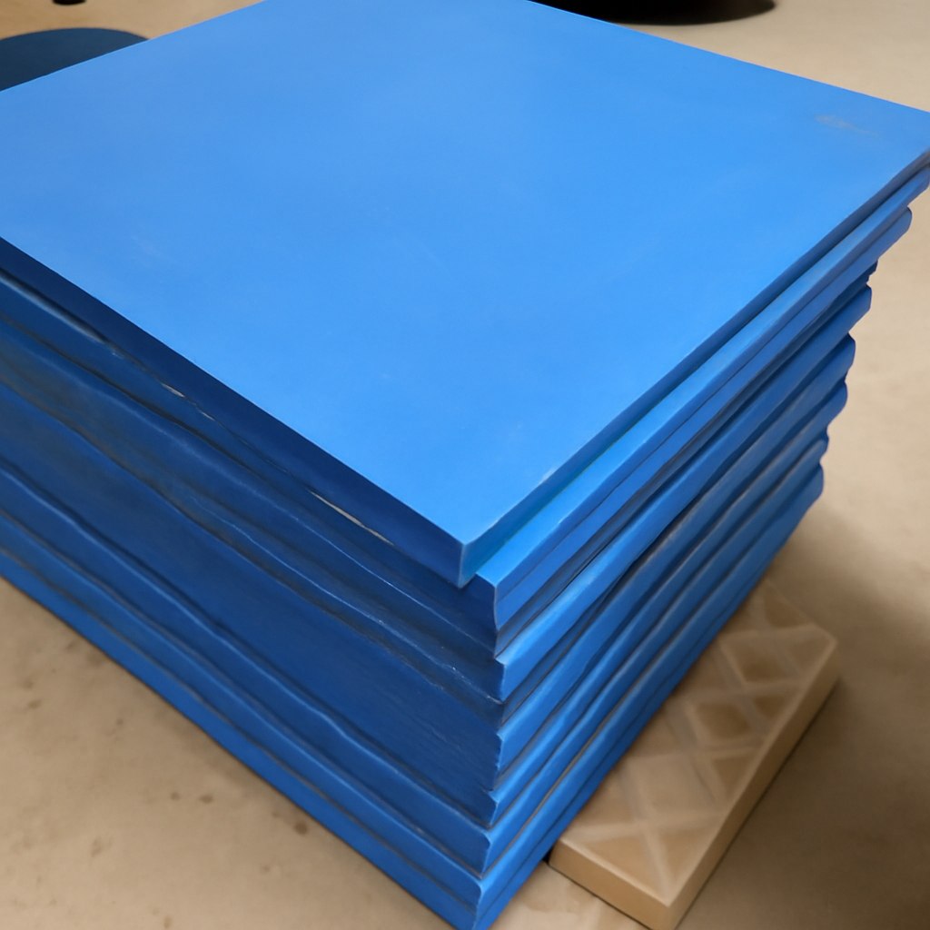 Лист полиэтиленовый светло-голубой 15х2000х4000 мм PE 100 ГОСТ 16338-85